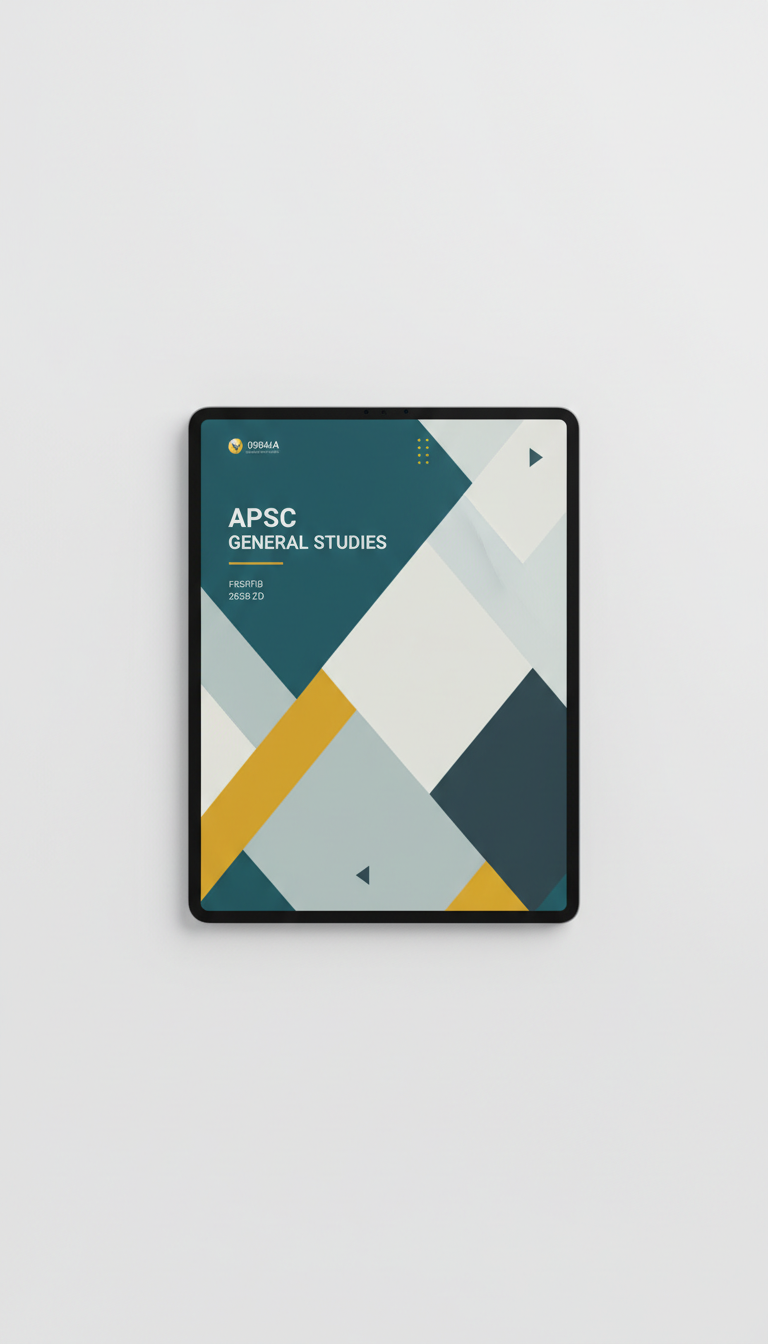 APSC General Studies PDF Tablet Edition