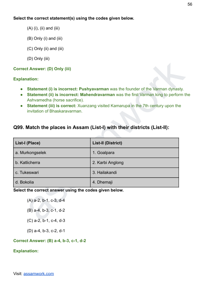 APSC Prelims Last 5 Years Solved Question Papers | GS Paper 1 eBook