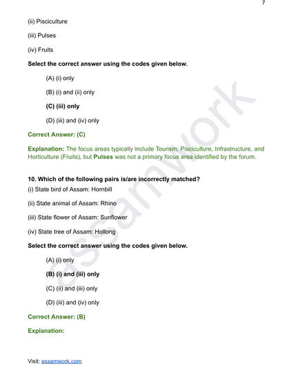 APSC Prelims Last 5 Years Solved Question Papers | GS Paper 1 eBook