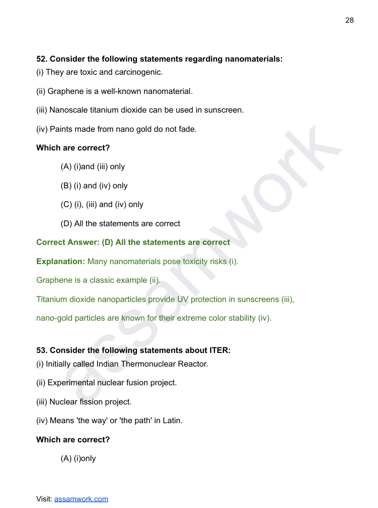APSC Prelims Last 5 Years Solved Question Papers | GS Paper 1 eBook
