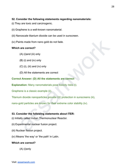APSC Prelims Last 5 Years Solved Question Papers | GS Paper 1 eBook