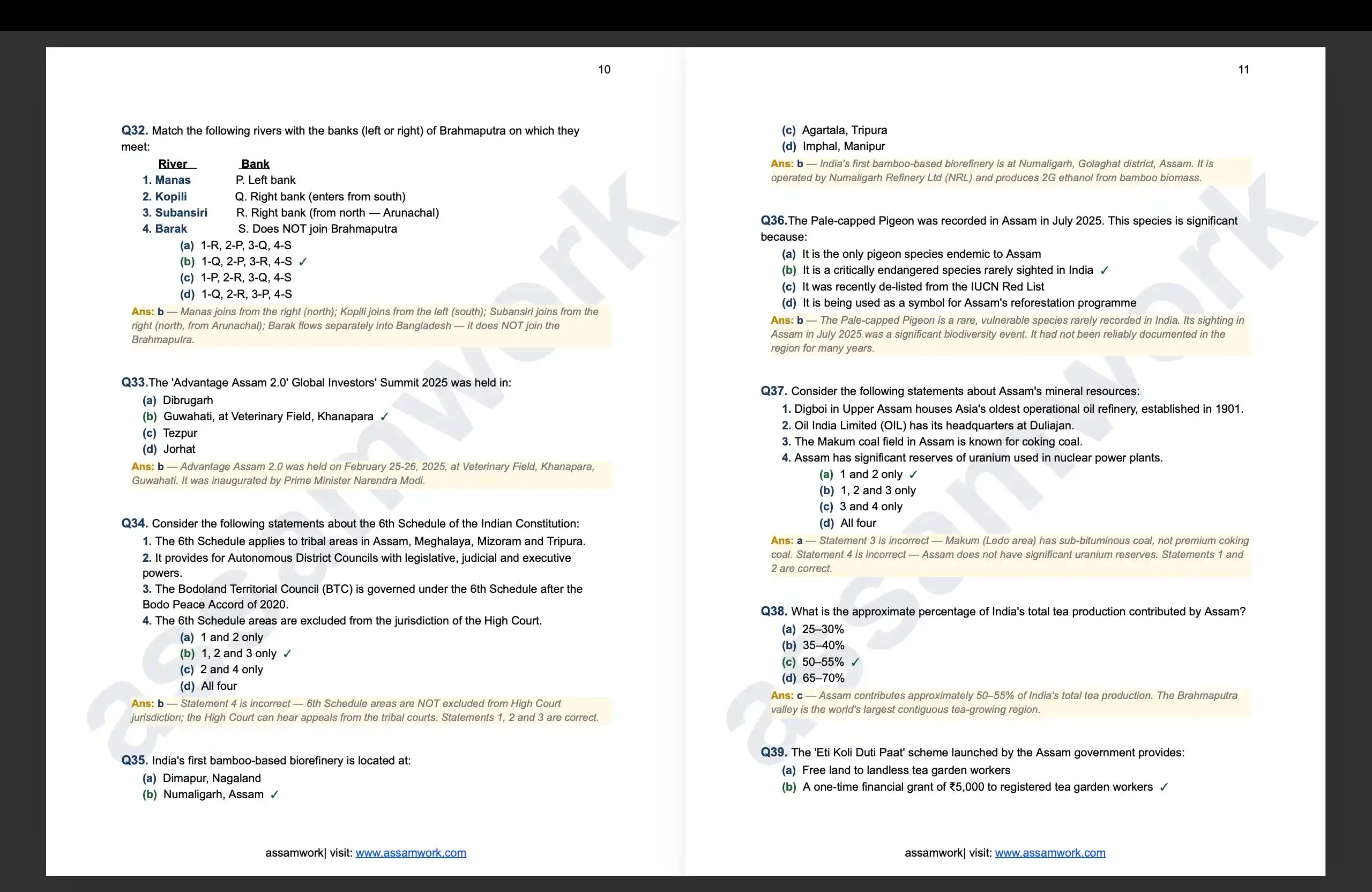 APSC Prelims 250 High Yielding MCQs eBook