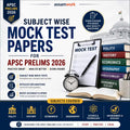 Subject Wise Mock Test Papers for APSC Prelims.