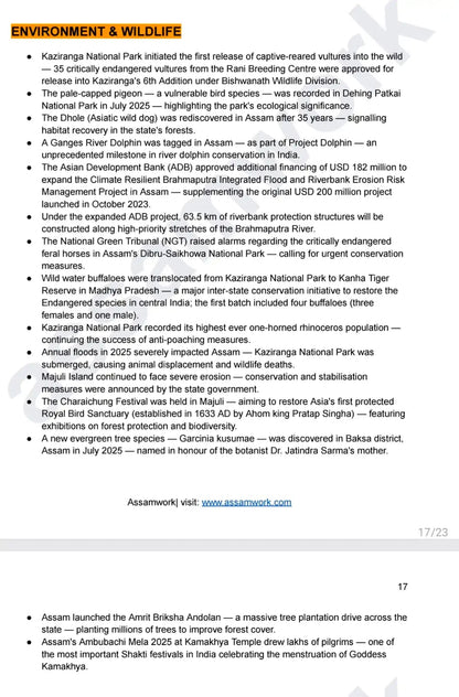 Assam Current Affairs One Liner 2025-2026 PDF | Assam, National & International Current Affairs | APSC, ADRE, Assam Police, TET, Competitive Exams eBook