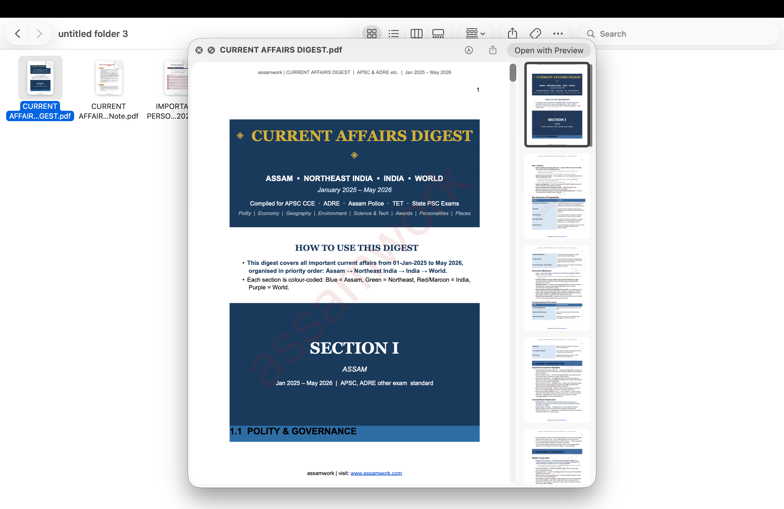 APSC Revision Kit