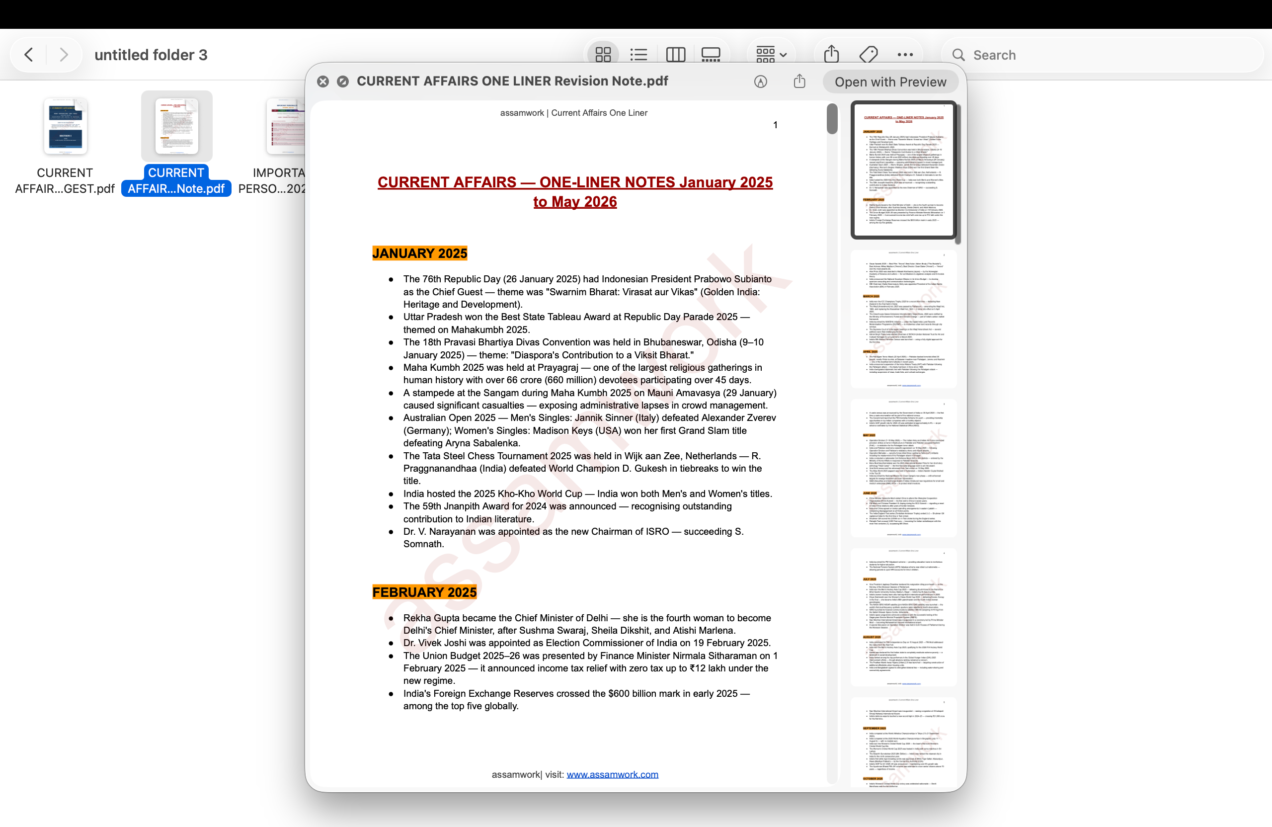 APSC Revision Kit