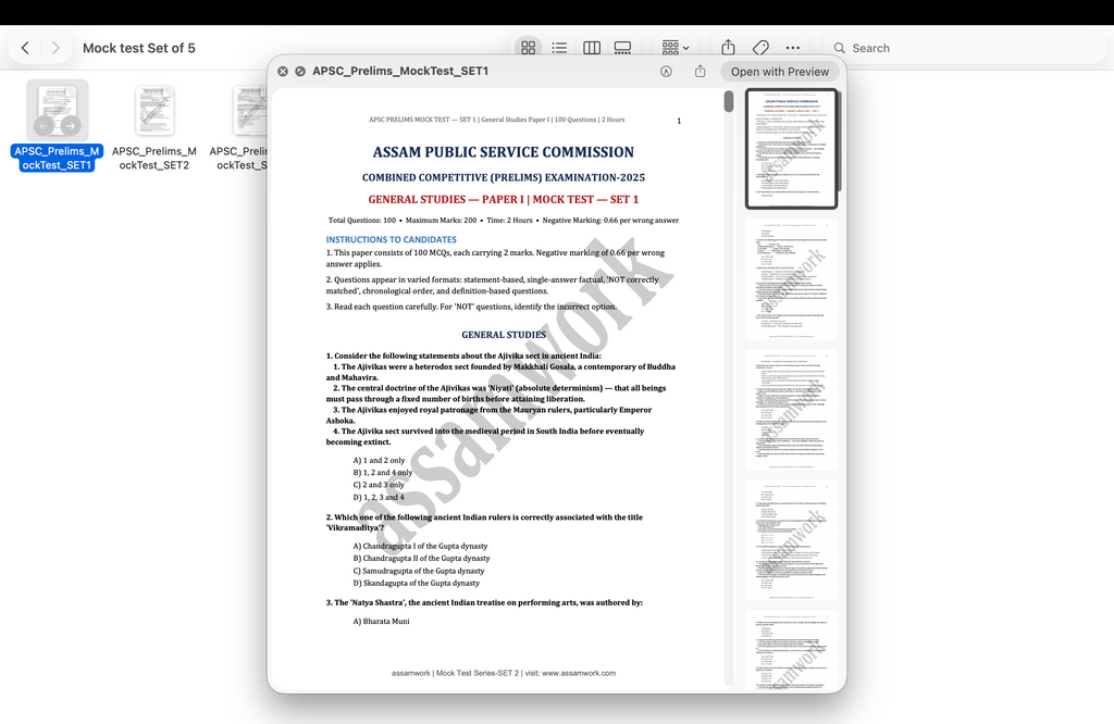 APSC Revision Kit