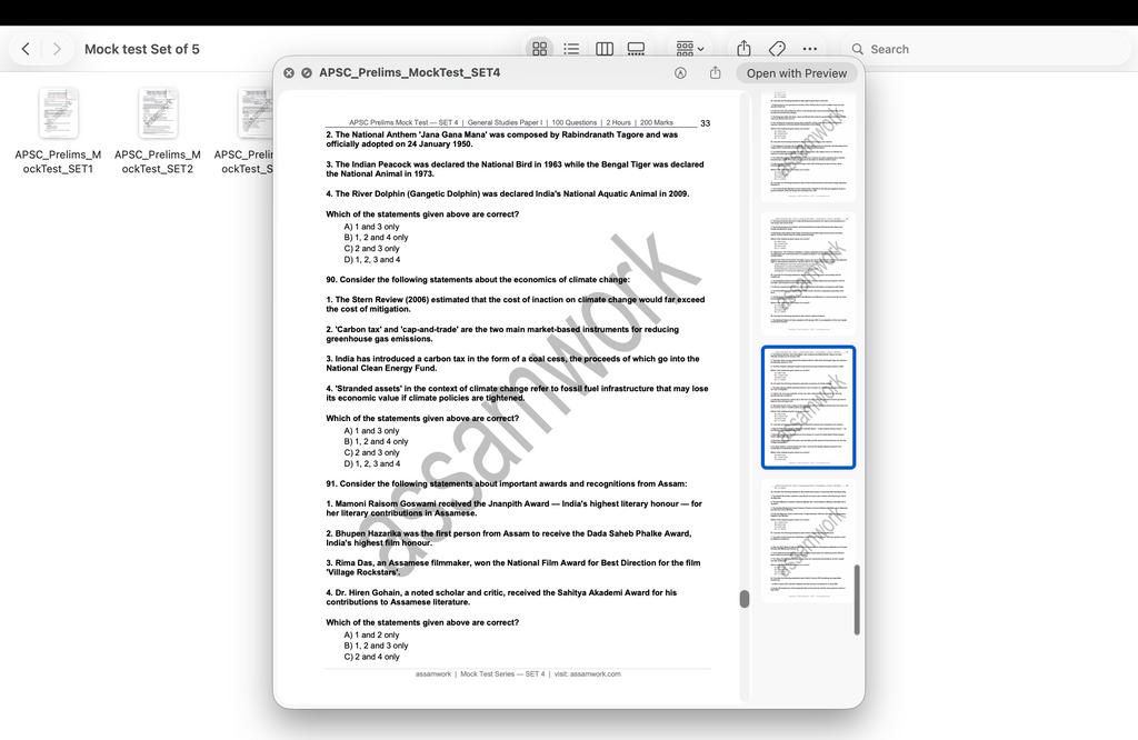 APSC Revision Kit