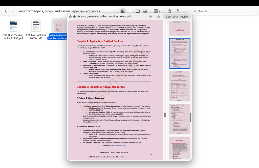 APSC Revision Kit