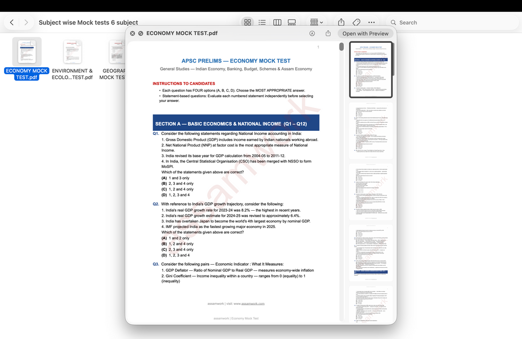 APSC Revision Kit