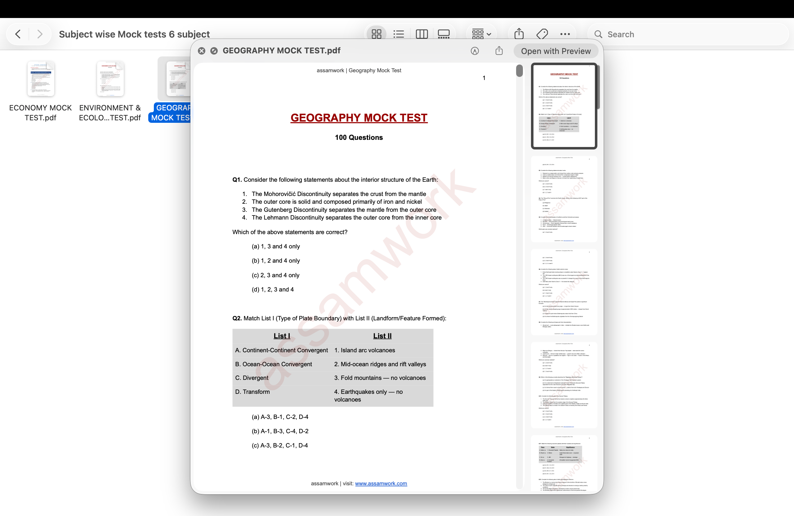 APSC Revision Kit