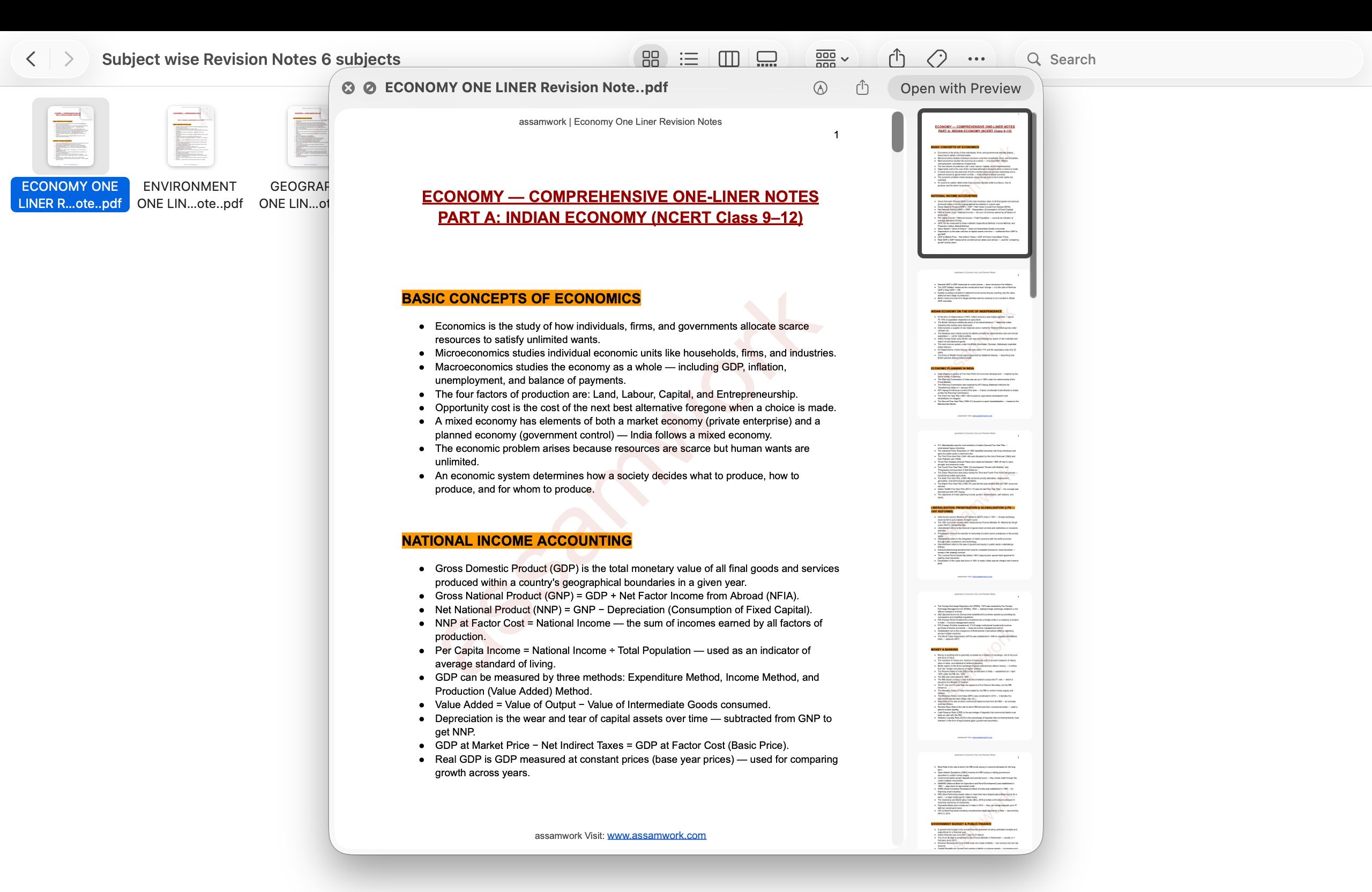 APSC Revision Kit