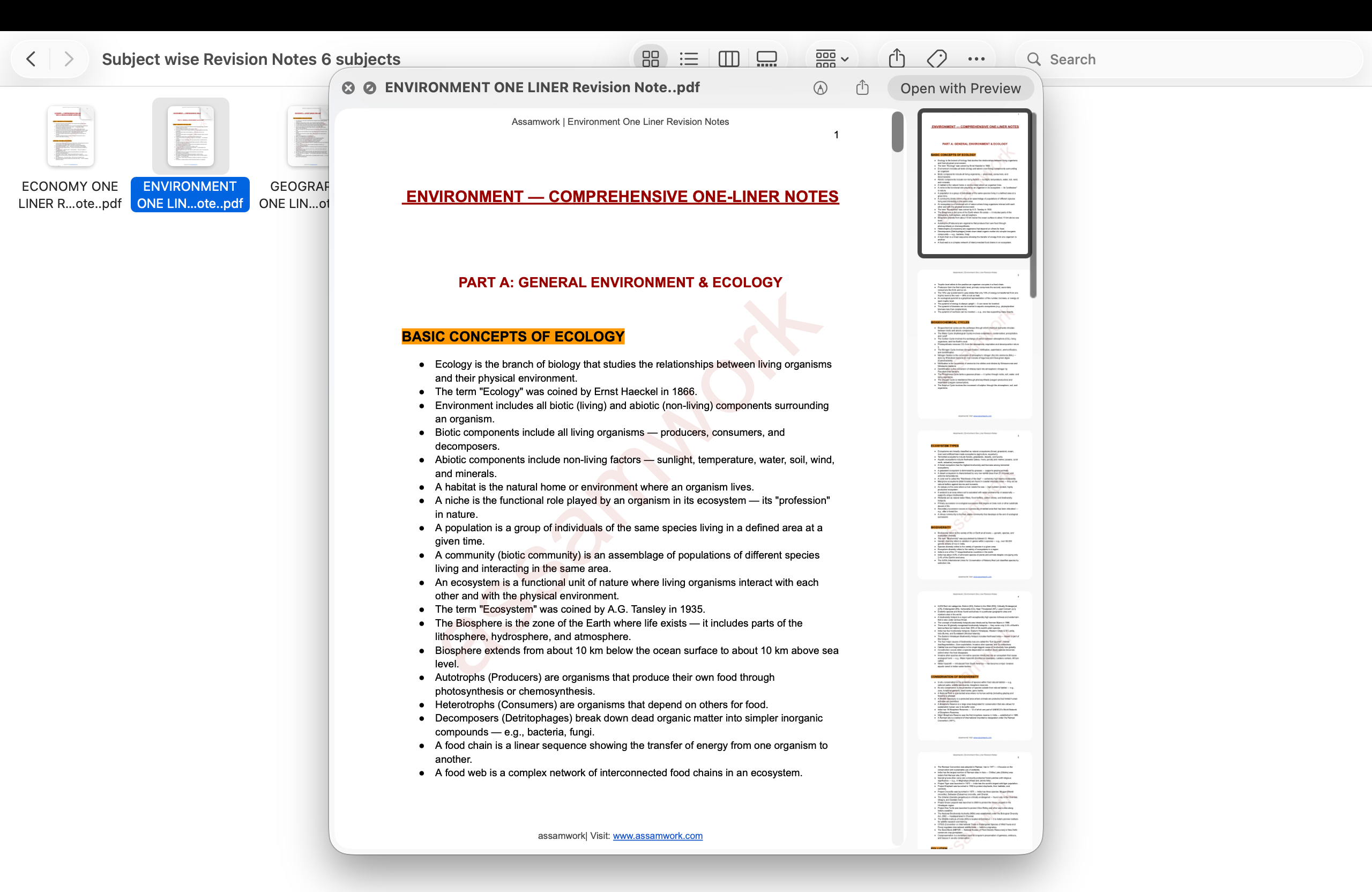 APSC Revision Kit