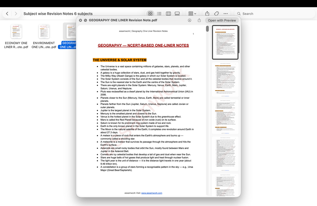 APSC Revision Kit