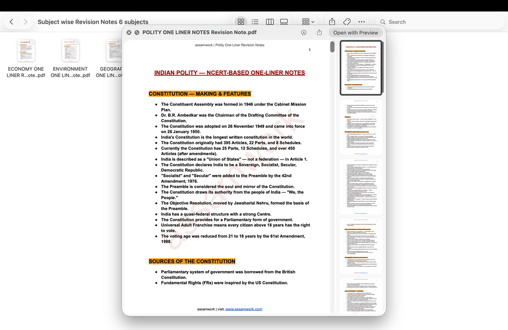 APSC Revision Kit