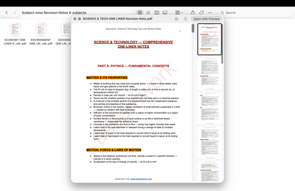 APSC Final Revision Kit 2025 | Complete Last-Minute Revision Bundle